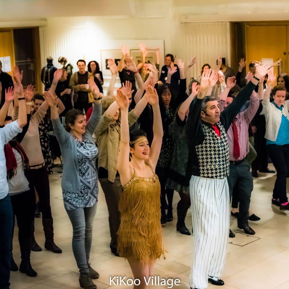 Horniman Museum by Kikoo village Simon & Anna teaching Charleston