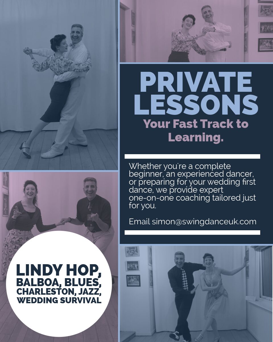 Private lessons with Simon or Anna Selmon, SwingdanceUK