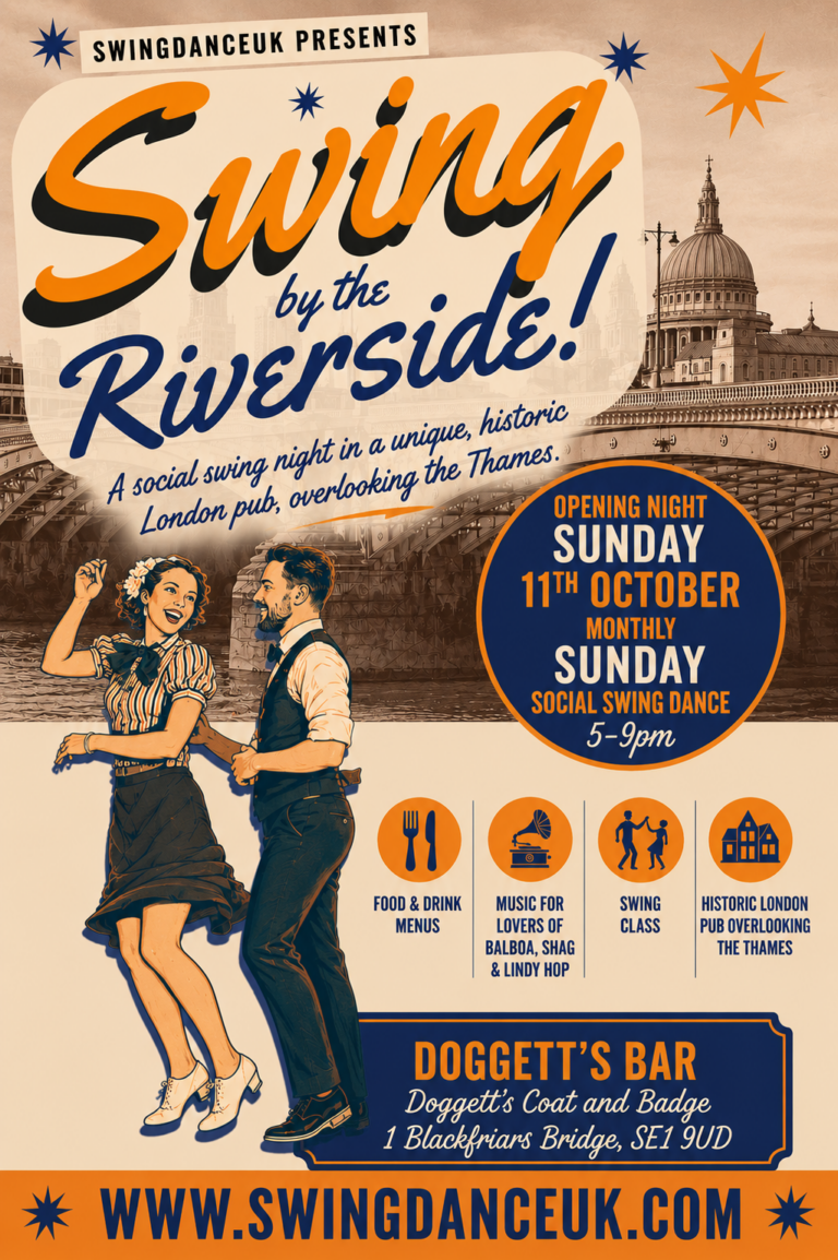 Swing by the Riverside Sunday Swing Dance Social